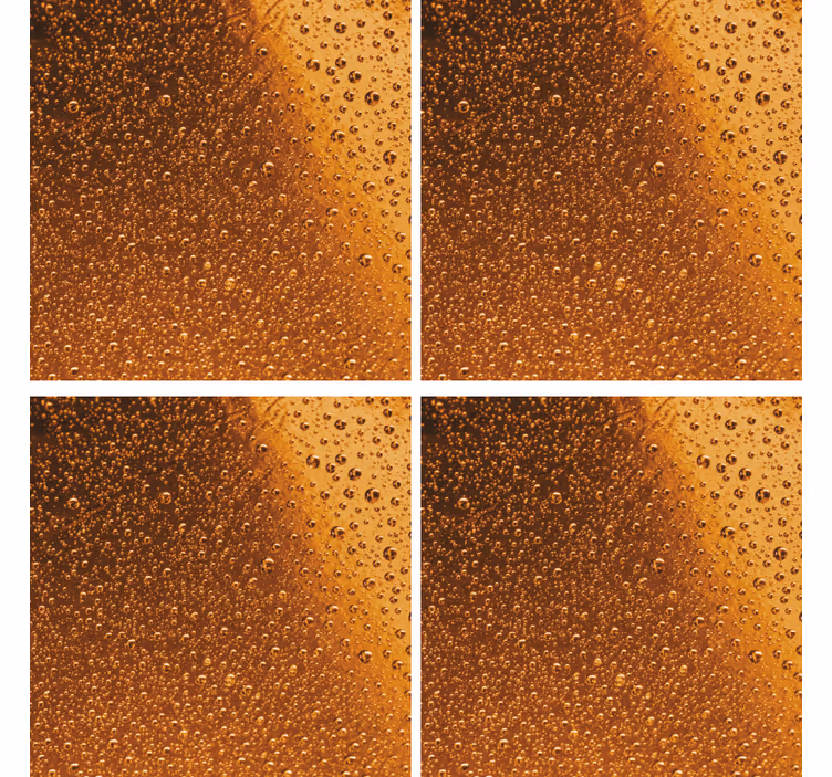 Bier onderzetters amberdruppelpatronen - TenStickers