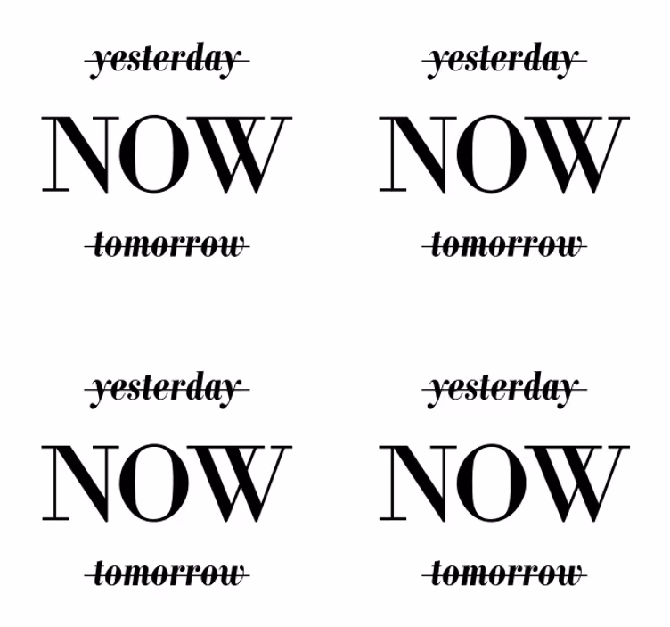 Tekst onderzetters met typografisch geïnspireerde zin - TenStickers