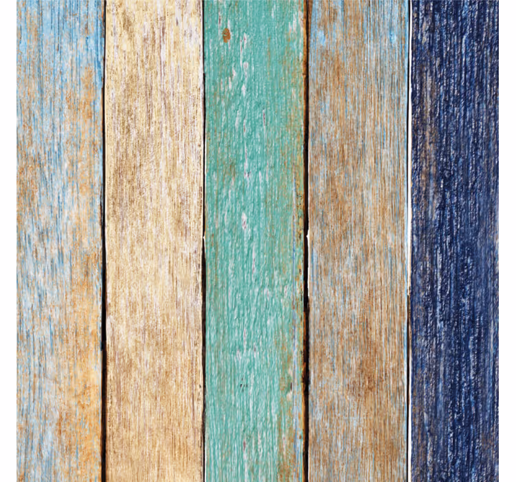 Onderzetters verweerde houten planken - TenStickers