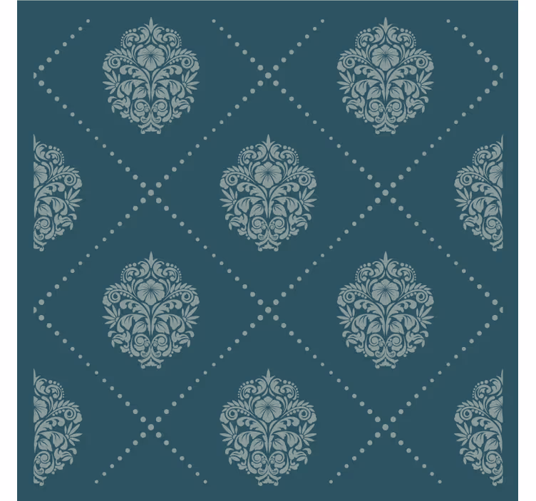 Onderzetters met een elegant bloemenmotief - TenStickers