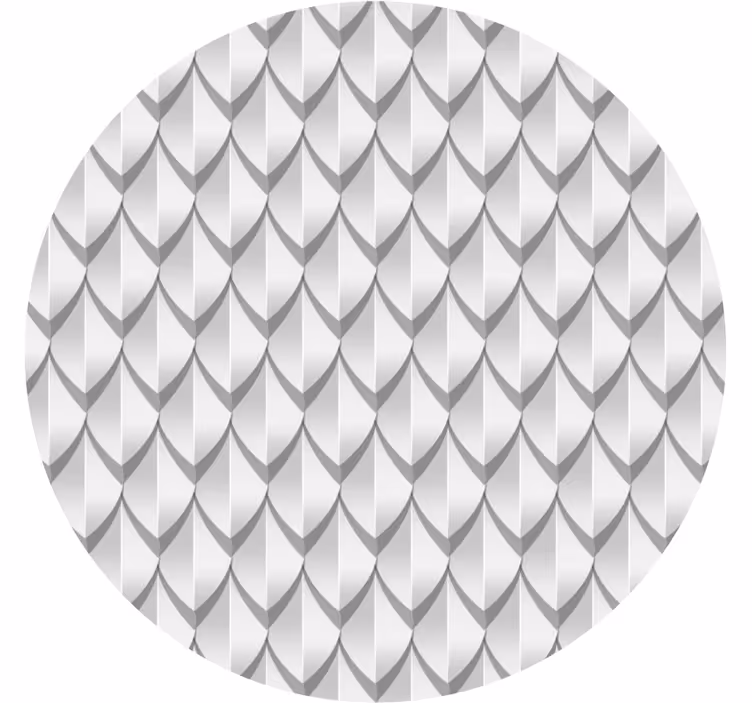 Onderzetters met elegant schubbenpatroon - TenStickers