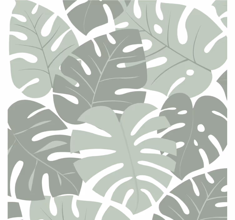 Onderzetters bladerige monstera patronen - TenStickers