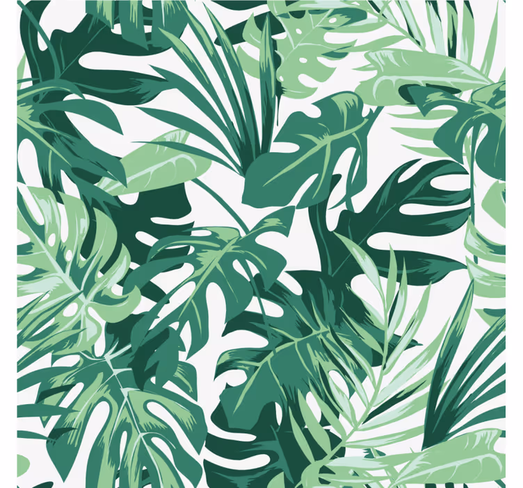 Onderzetters tropische blad inspiratie - TenStickers