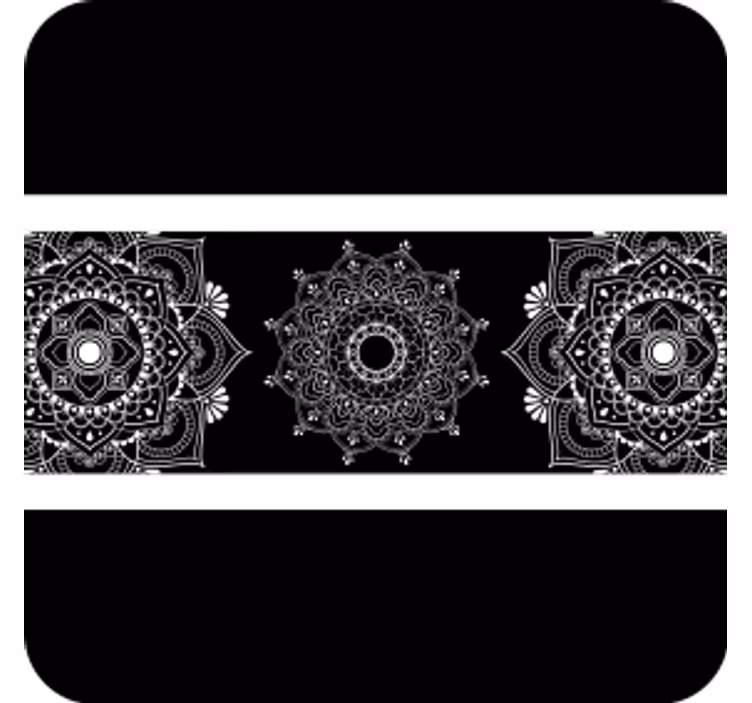 Onderzetters complex mandala motief - TenStickers