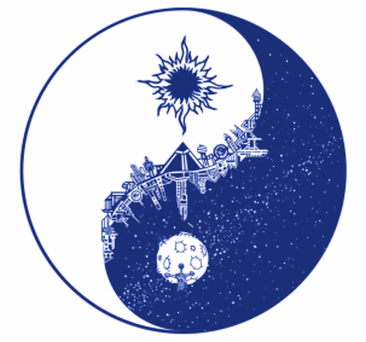 Bier onderzetters hemelse kosmische scene - TenStickers