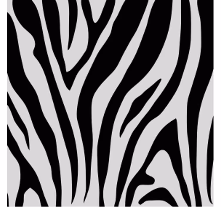Onderzetters met zebra streep patroon - TenStickers