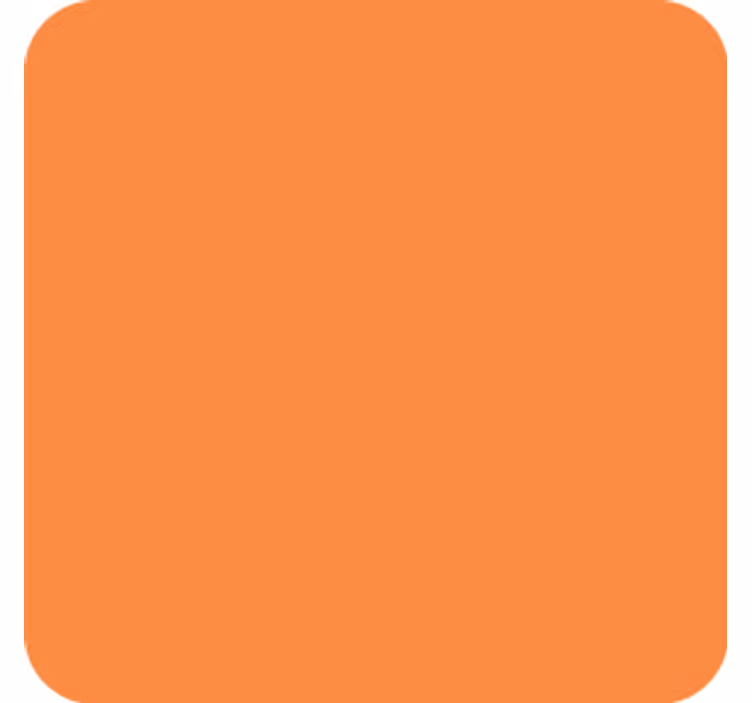 Onderzetters eenvoudig oranje oppervlak - TenStickers