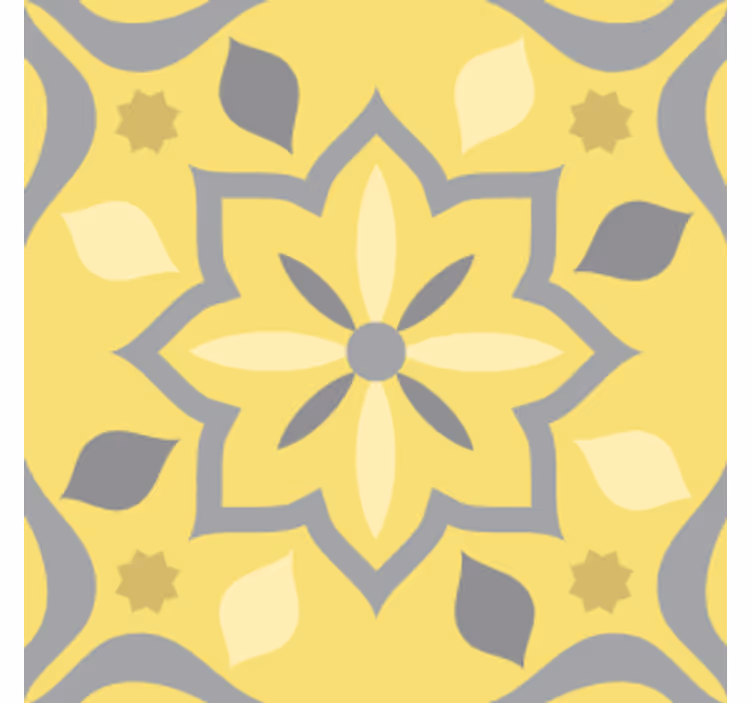 Onderzetters bruiloft bloemendessin ontwerp - TenStickers