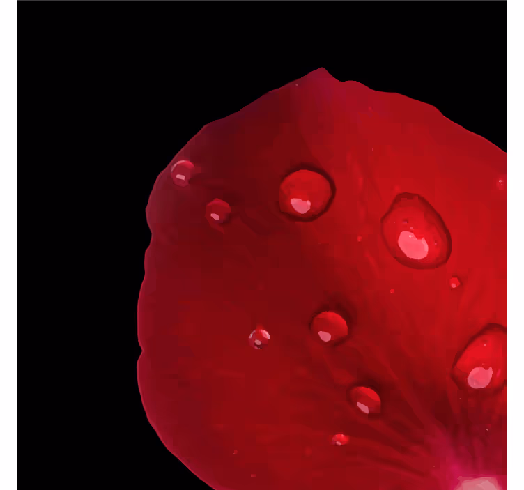 Onderzetters dewy rozenblad - TenStickers