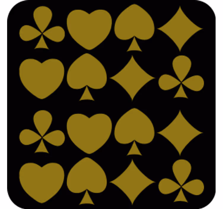Onderzetters geometrische vormen patroon - TenStickers