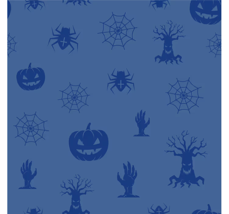 Halloween onderzetters spookachtige schaduwen patroon - TenStickers