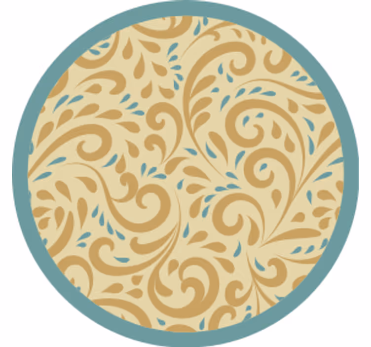 Onderzetters elegante bloemige inspiratie - TenStickers