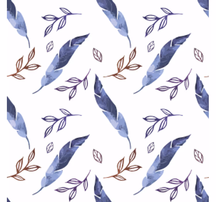Onderzetters met foliage aquarel patronen - TenStickers