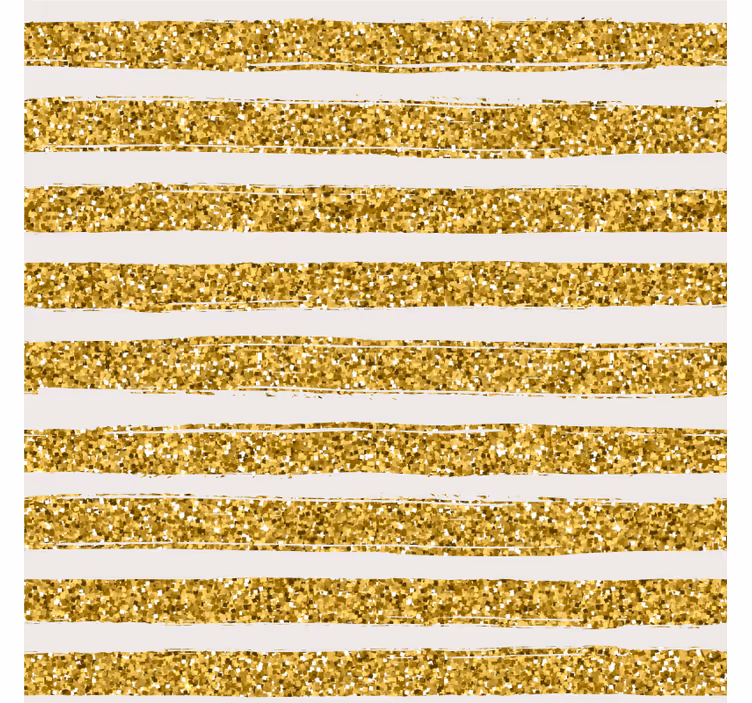 Onderzetters glitter gestreept patroon - TenStickers