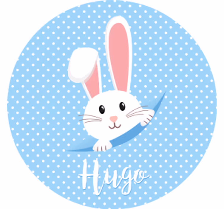 Onderzetters bruiloft schattig konijn ontwerp - TenStickers