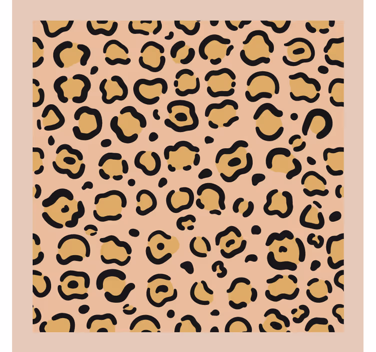 Onderzetters met luipaardprint motief - TenStickers