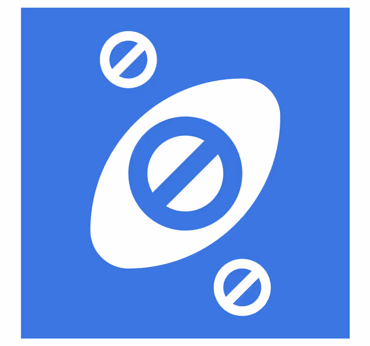 Bier onderzetters abstracte blauwe vormen - TenStickers