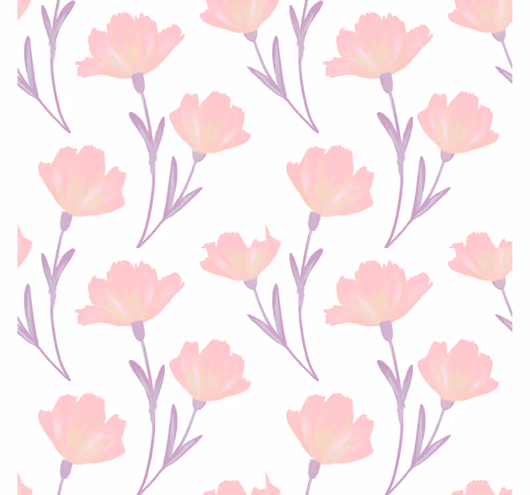 Onderzetters bloemenpatroon print - TenStickers