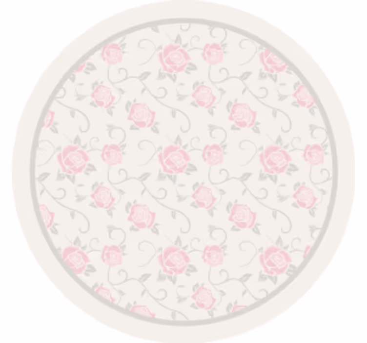 Vintage onderzetters bloemenpatroon - TenStickers