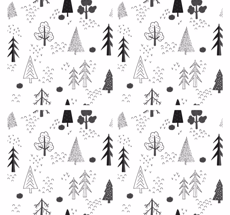 Onderzetters natuurlijke lijntekening - TenStickers
