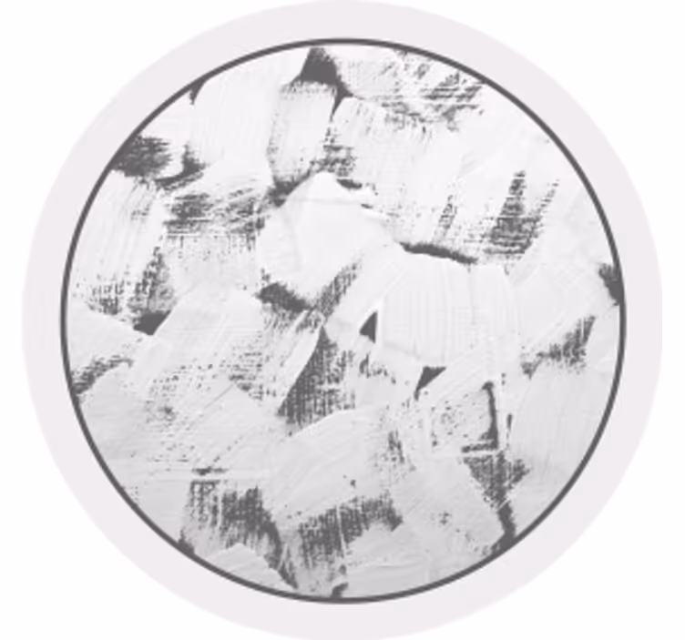 Onderzetters abstract monochrome penseelstreken - TenStickers