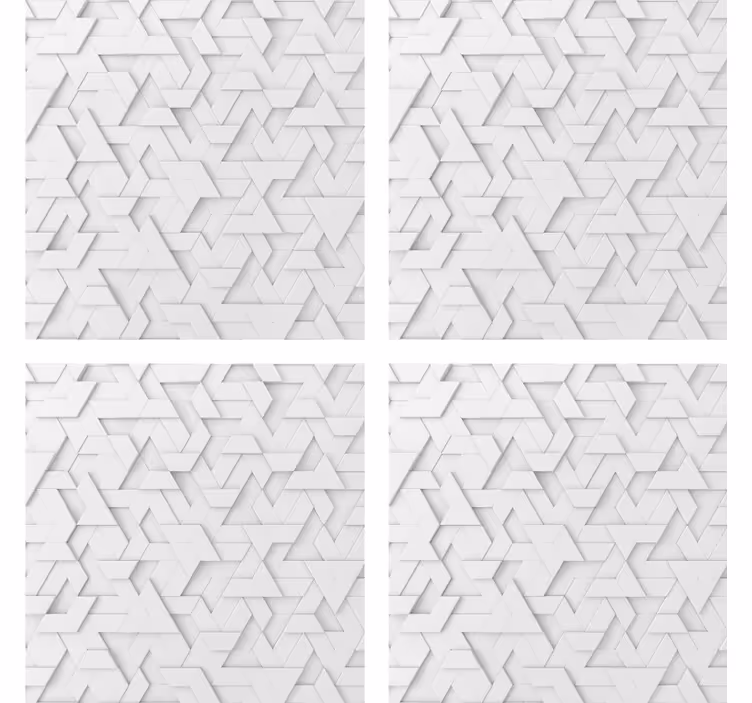Onderzetters geometrisch textuurpatroon - TenStickers