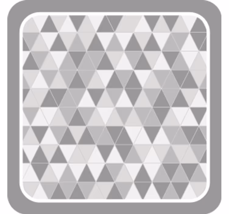 Onderzetters geometrisch driehoekpatroon - TenStickers
