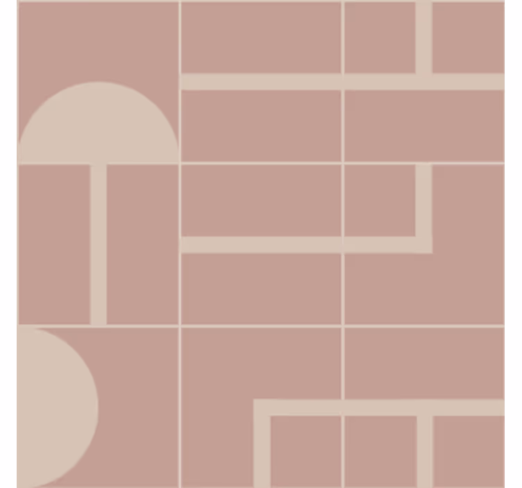 Geometrisch patroon oppervlak onderzetters - TenStickers