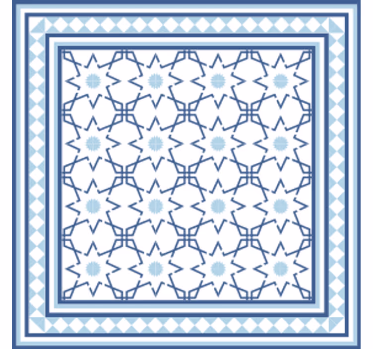 Onderzetters geometrisch vormen motief - TenStickers