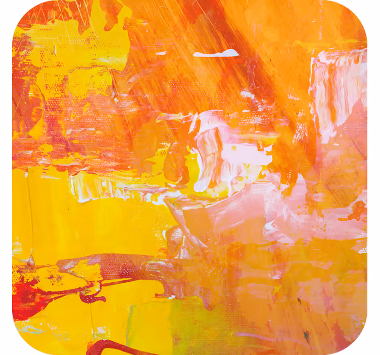 Bier onderzetters vibrant abstract splash - TenStickers