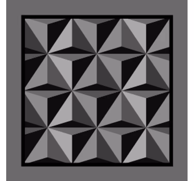 Onderzetters geometrisch vormenpatroon - TenStickers