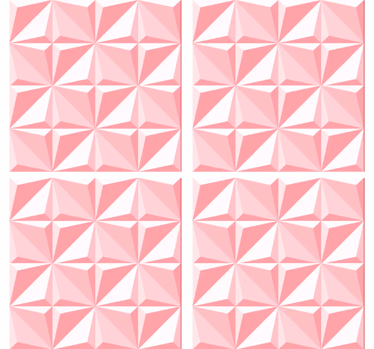 Onderzetters met textuur en geometrisch motief - TenStickers