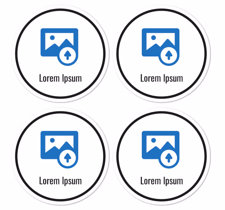 QR code Gepersonaliseerde onderzetters - TenStickers