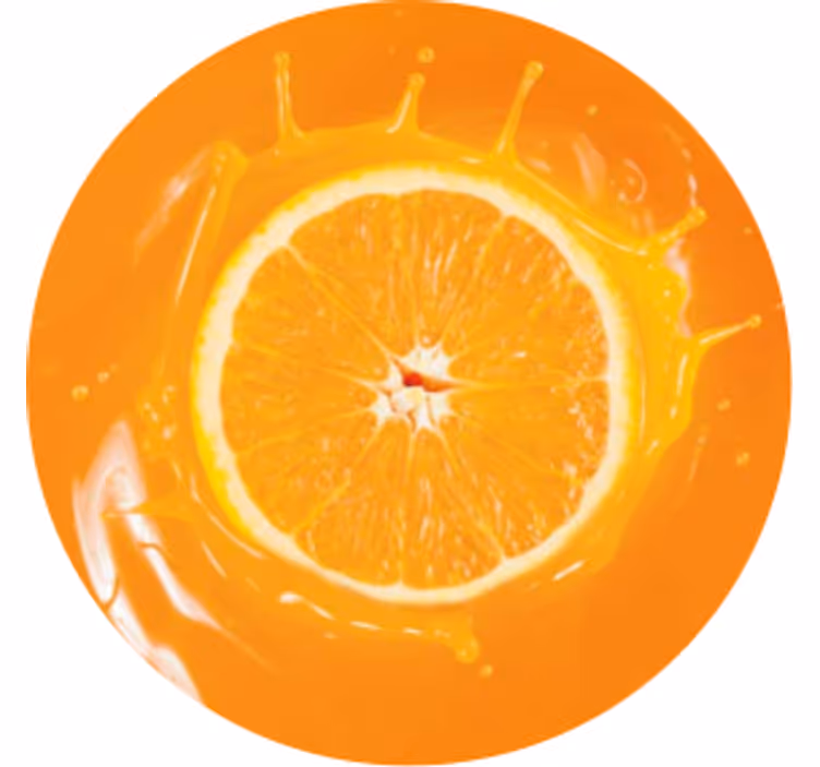 Sinaasappelsap onderzetters - TenStickers