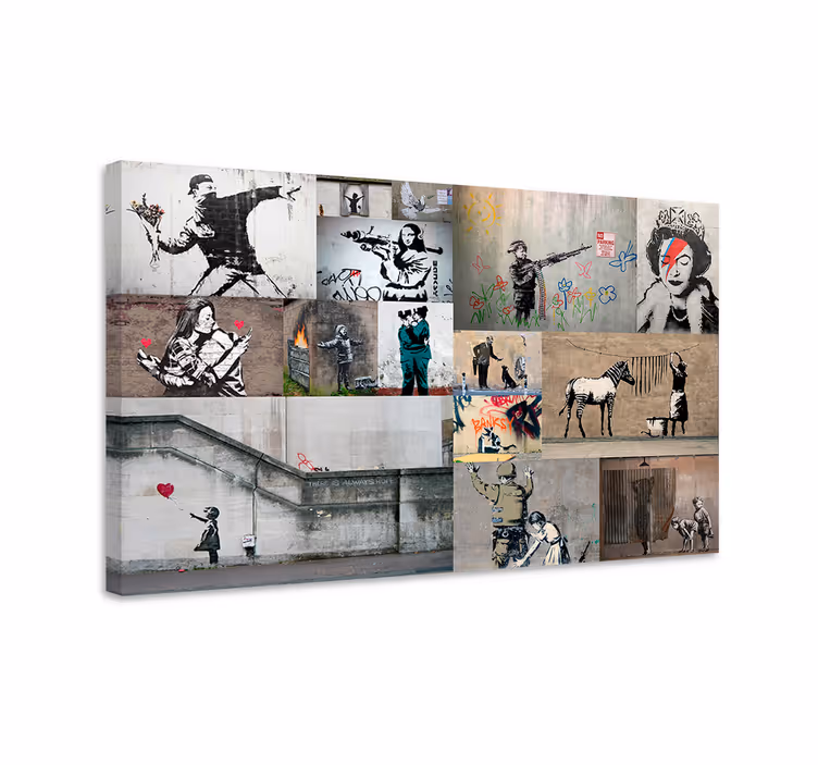 Meerdere kunsten Canvas schilderij kunst - TenStickers