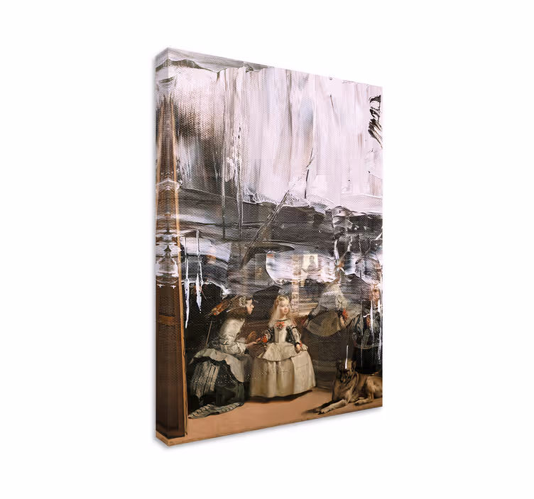 Klassieke scène Canvas schilderij kunst - TenStickers
