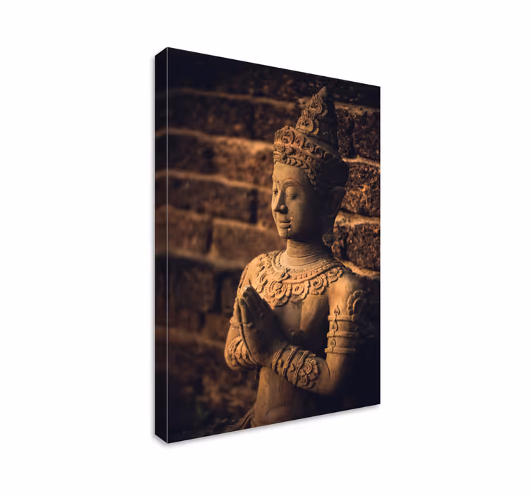 Canvas schilderij Boeddha figuur - TenStickers