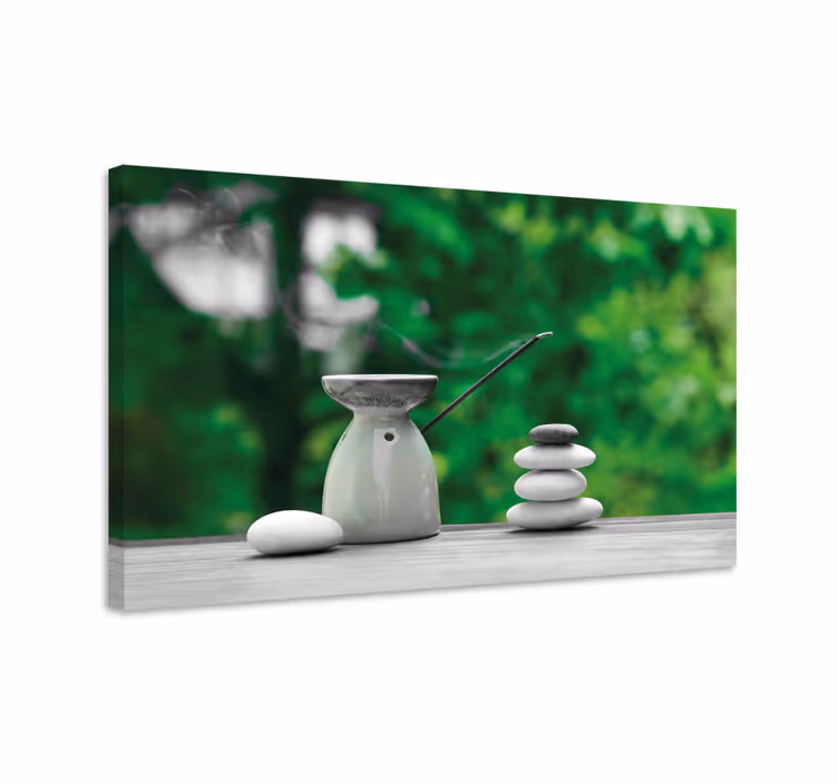 Canvas schilderij zen steenarrangement - TenStickers