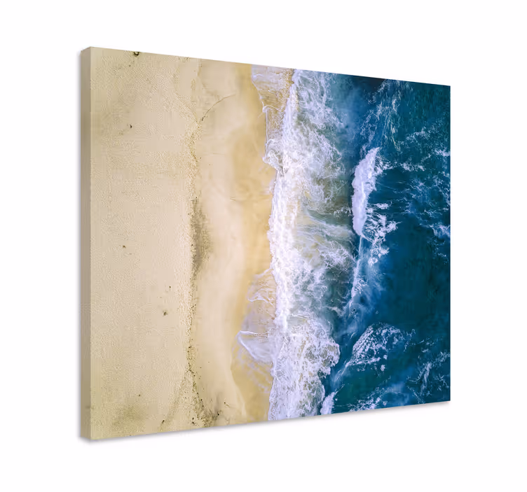 Canvas schilderij marine oceaan golf sereniteit - TenStickers
