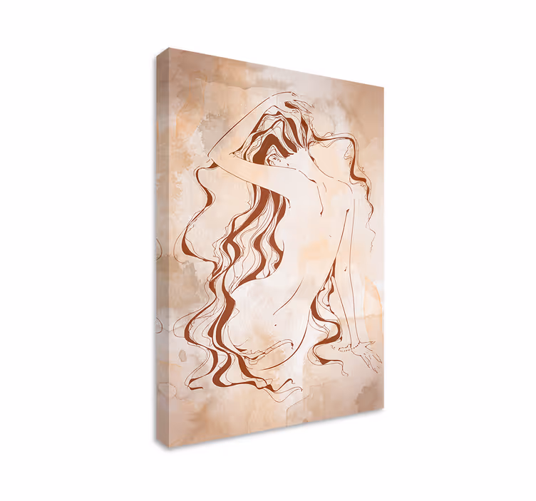 Canvas schilderij badkamer modern - TenStickers