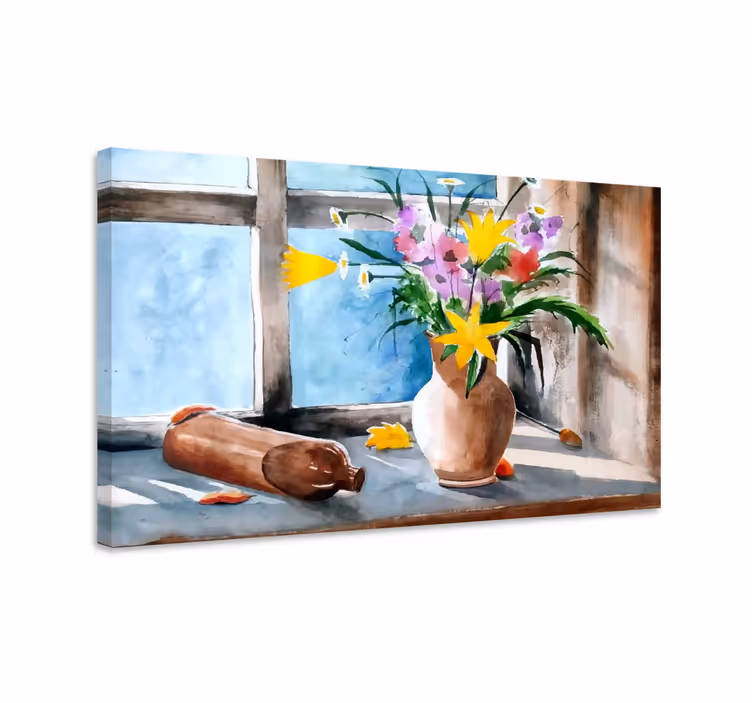 Canvas schilderij voor keuken Vintage - TenStickers