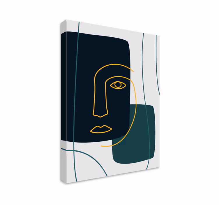 Canvas schilderij kantoor Abstract kantoor - TenStickers