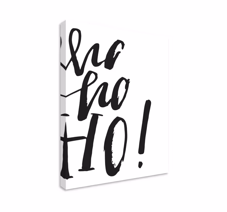 Canvas schilderij tekst feestelijke zinsweergave - TenStickers