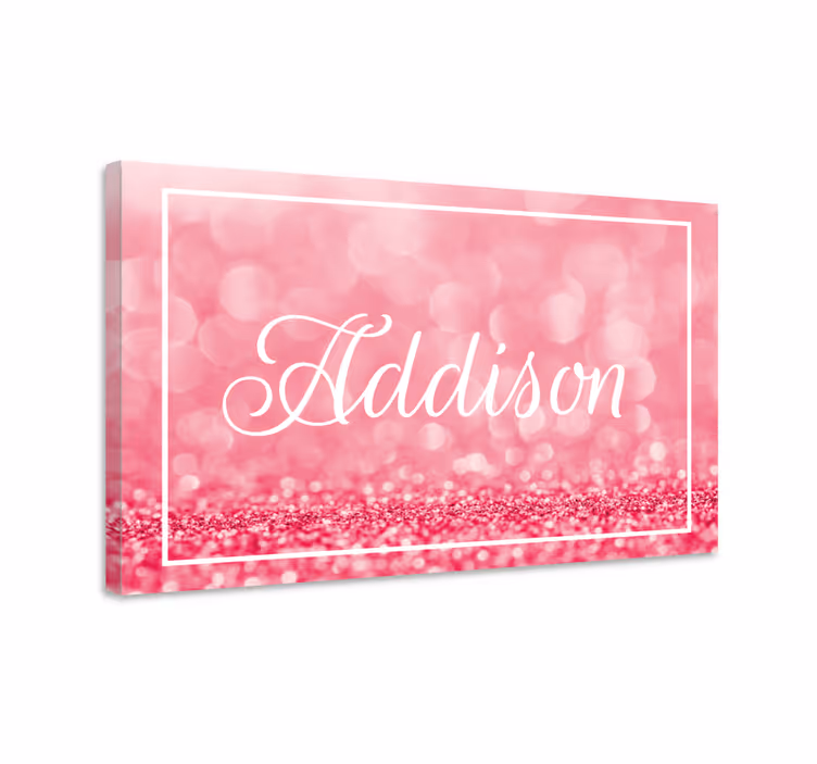 Glanzende roze gradientvloeistof canvas - TenStickers