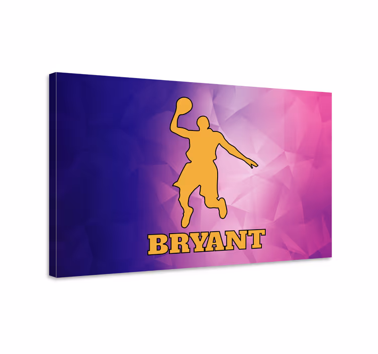 Canvas schilderij sport energieke basketbal atleet - TenStickers