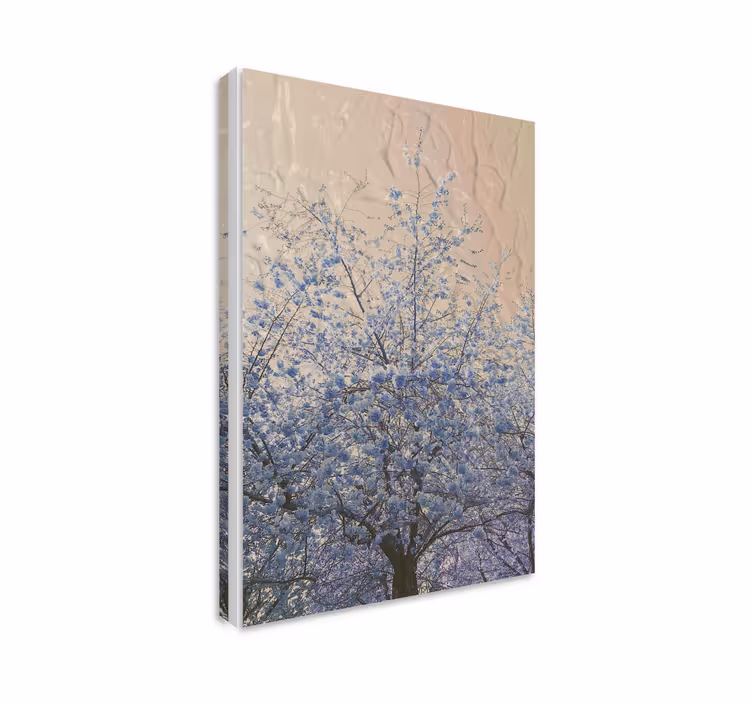 Bloeiende takken Canvas schilderij bloemen - TenStickers