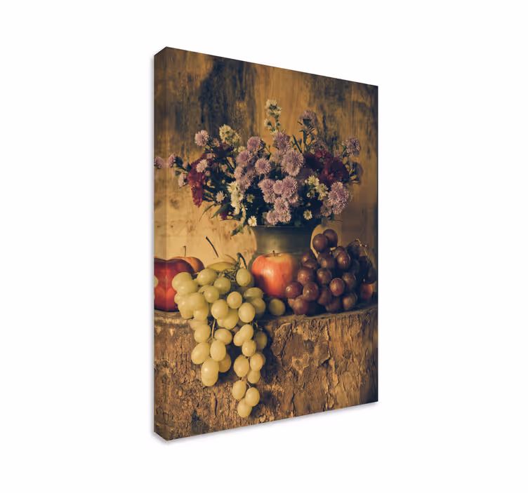 Canvas schilderij bloemen en planten vruchten en bloemen - TenStickers