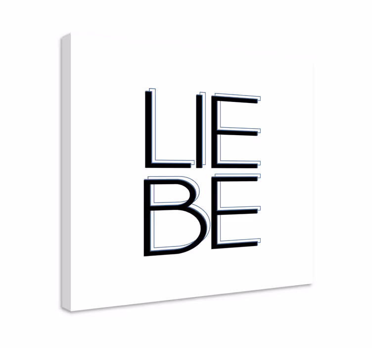 Canvas schilderij tekst typografie expressie - TenStickers
