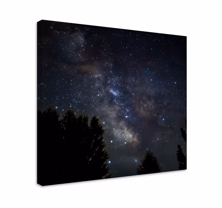 Canvas landschap hemels nachtlandschap - TenStickers