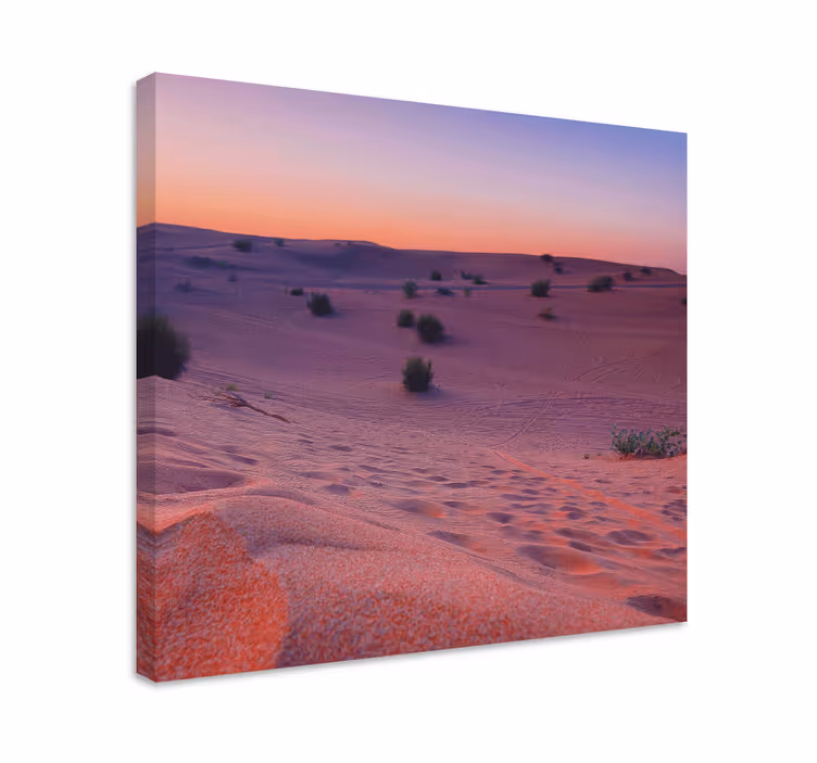 Canvas landschap woestijn duinen sereniteit - TenStickers